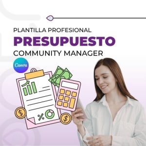 Plantilla de Presupuesto para Community Manager