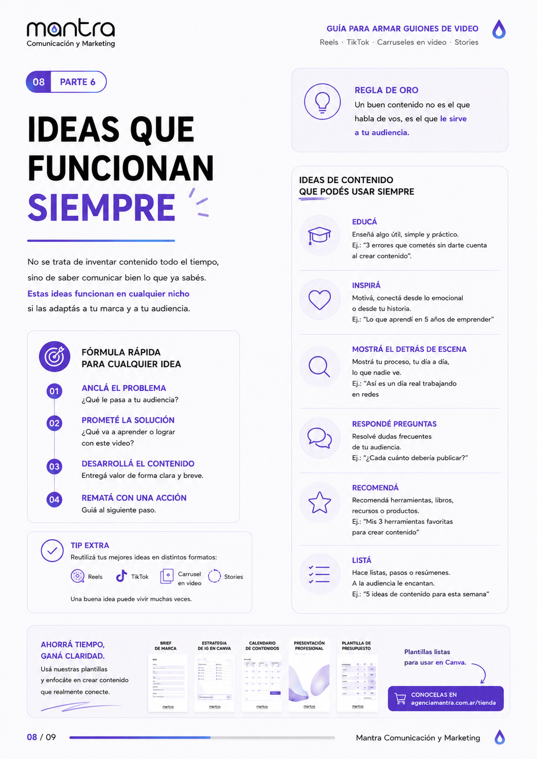 Ideas de contenido que funcionan siempre