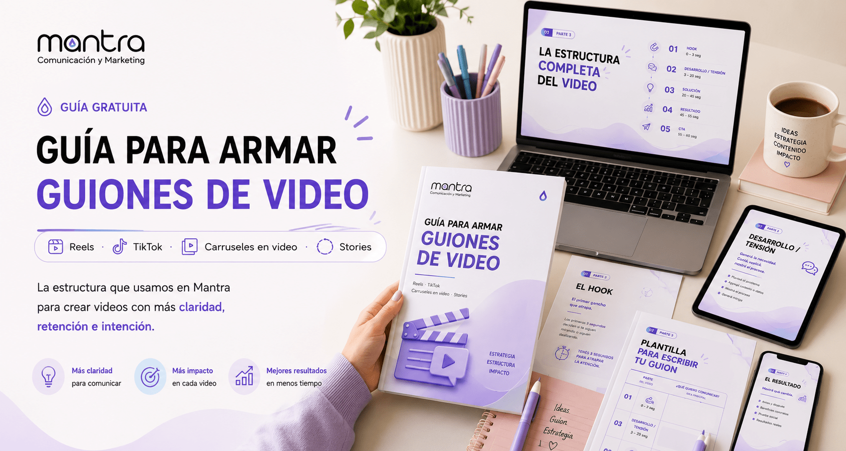 Guía para armar guiones de video - Mantra Comunicación y Marketing